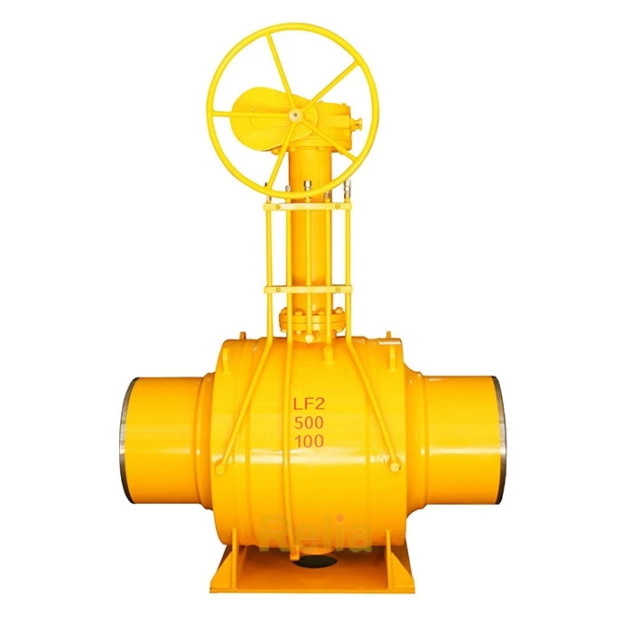fully welded trunnion ball valve underground service