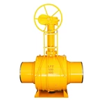 fully welded trunnion ball valve underground service