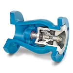 Axial disc check valve