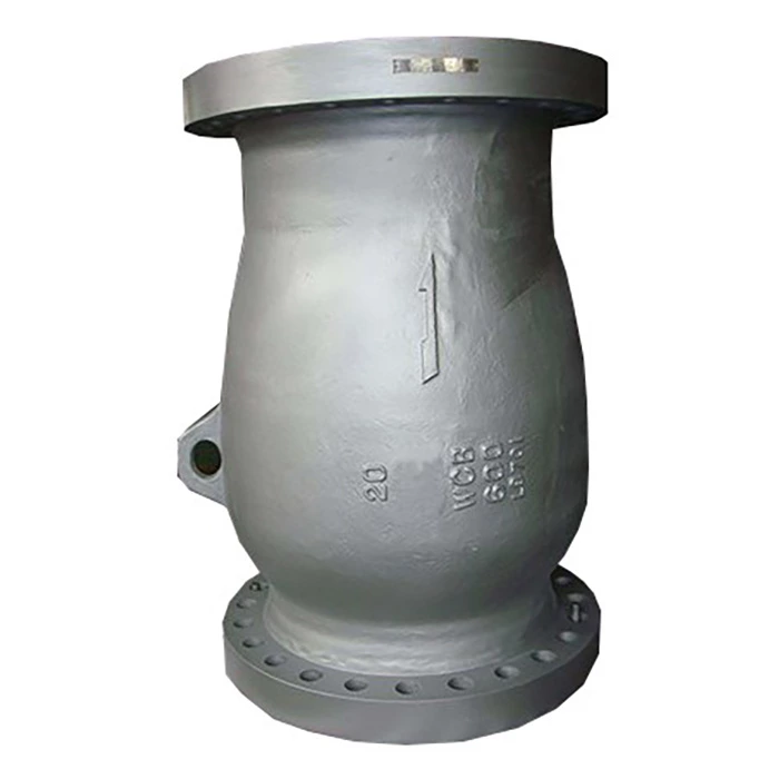 Axial flow check valves