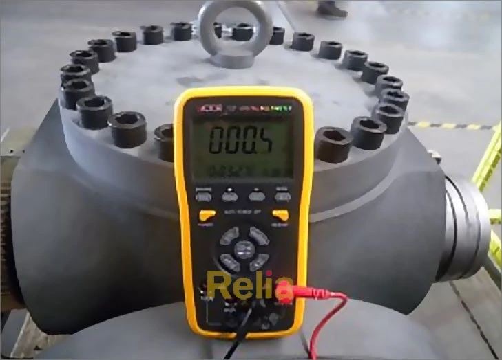 Antistatic inspection for ball valve