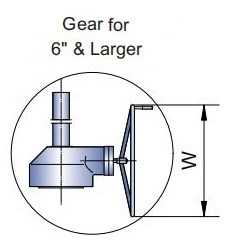 Class 2500 cast steel gate valves 6 inch are gear operated