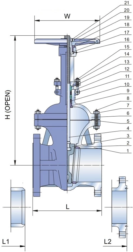 Cast Steel Gate Valve