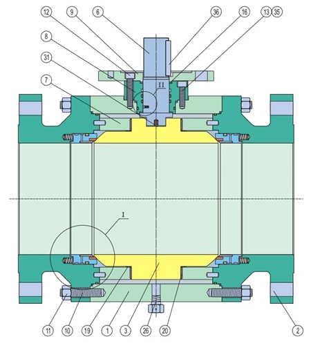 Forged Steel Trunnion Ball Valve