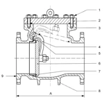 API 6D Swing Check Valve