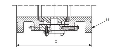 32 inch ball valve face to face dimensions (flanged RTJ)