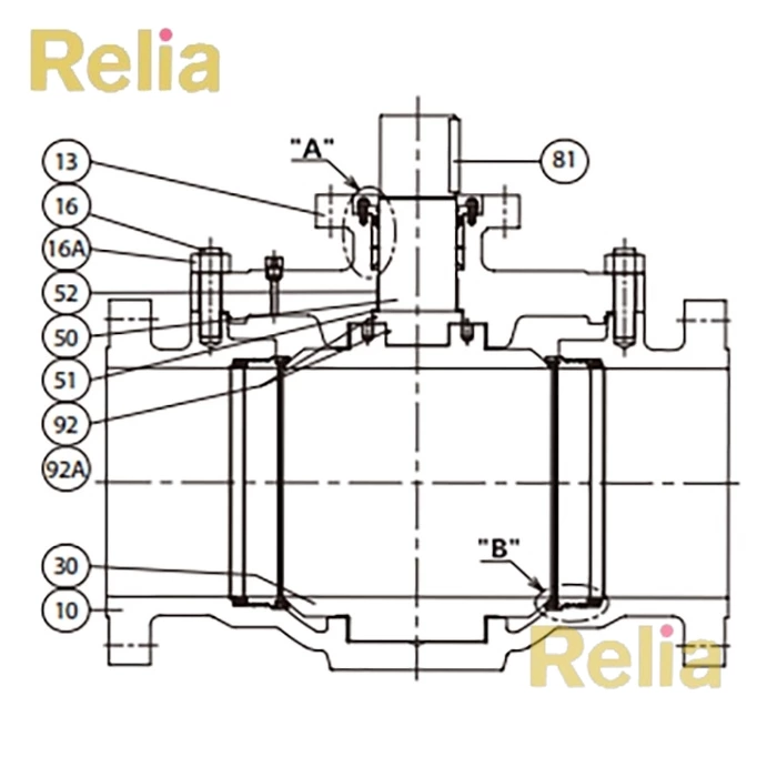 Top Entry Ball Valve